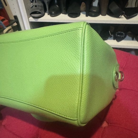 Green Coach Satchel - Picture 3 of 9